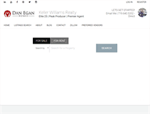 Tablet Screenshot of daneganhomes.com